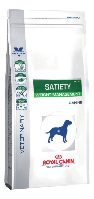 фото Сухой корм для собак royal canin satiety weight management adult, птица, 1.5кг