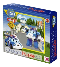 

Пазл Origami машина 64 детали, Robocar Poli