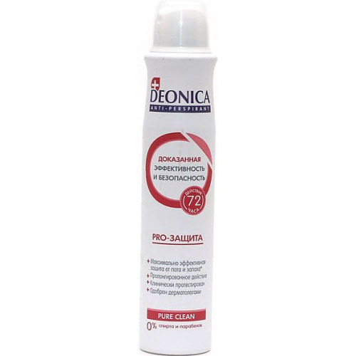 Дезодорант-антиперспирант DEONICA PRO-защита 200 мл дезодорант deonica антибактериальный эффект для женщин спрей 200 мл