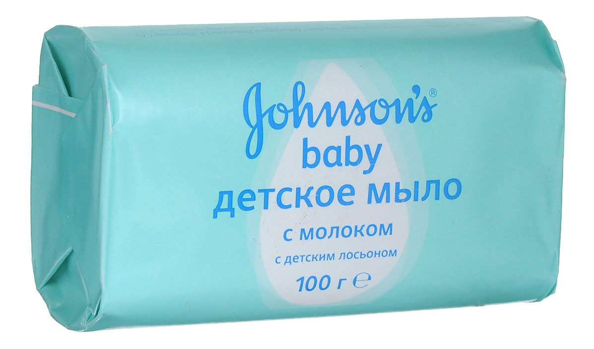 фото Мыло "с экстрактом натурального молочка", 100 г johnson’s baby