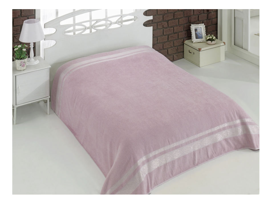 

Простыня KARNA REBEKA 160x220 см грязно-розовый, 160x220 см