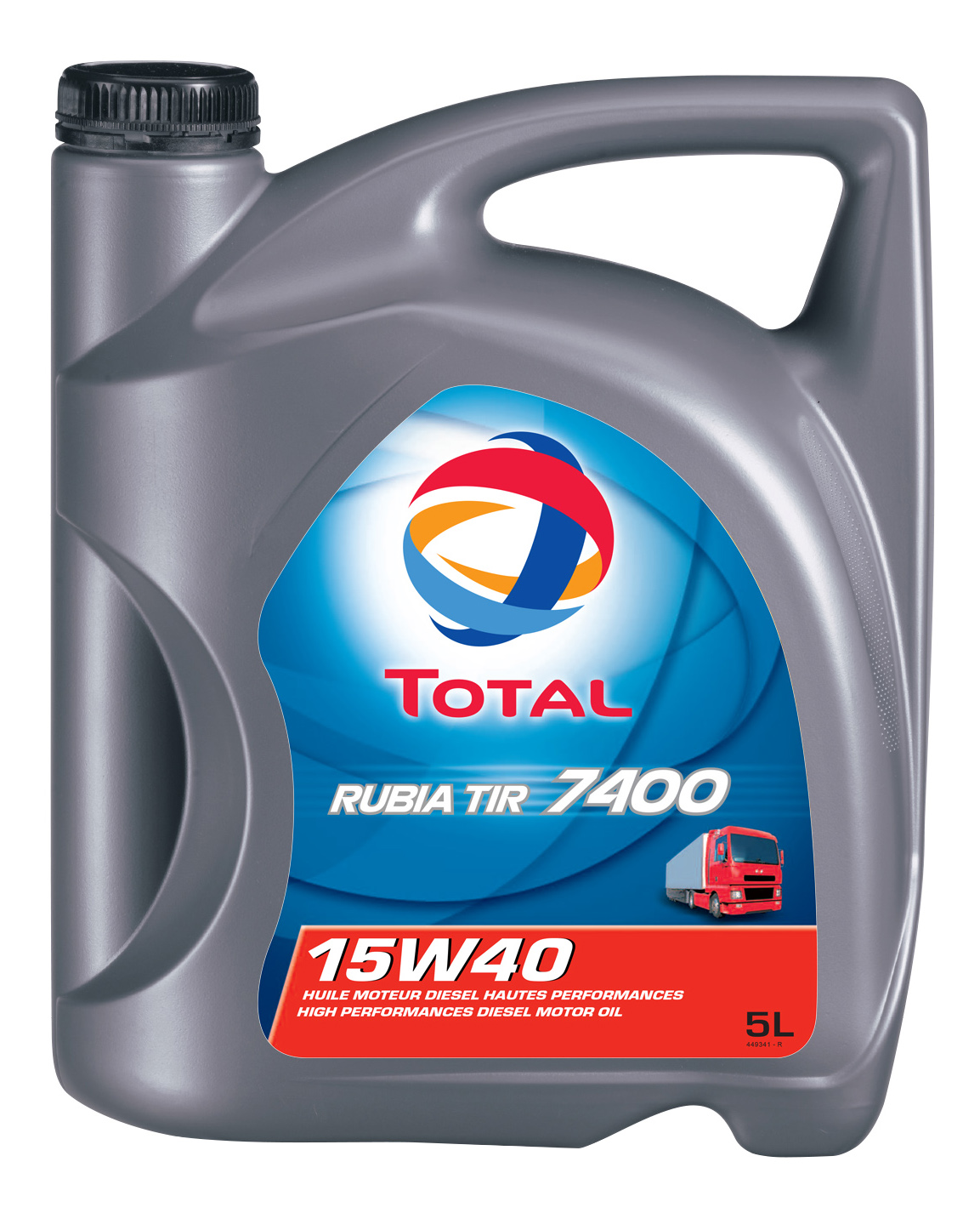 Моторное масло Total Rubia TIR 7400 15W40 5 л