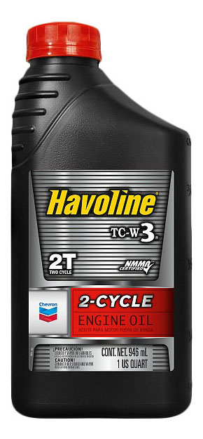 фото Моторное масло chevron havoline 2-cycle tc-w3 0,946л