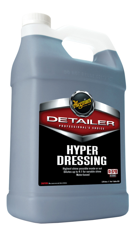 

Средство для ухода за пластиком и винилом Detailer Hyper Dressing - 3.78 л D17001, средство для улучшения внешнего вида винила в салоне автомобиля Hyper Dressing 3,785л, 1/4