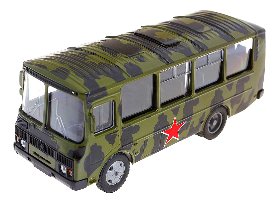 

Машина военная Autotime ПАЗ-32053 армейский 1:43, пАЗ-32053 армейский