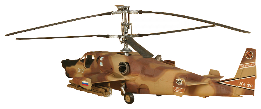 Купить Российский ударный вертолет Zvezda Ночной охотник Ка-50Ш, 1:72,