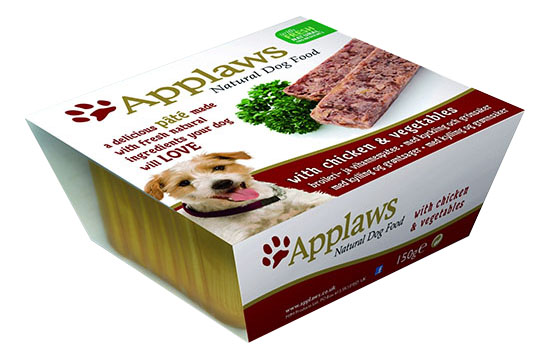 фото Консервы для собак applaws, курица, овощи, 150г