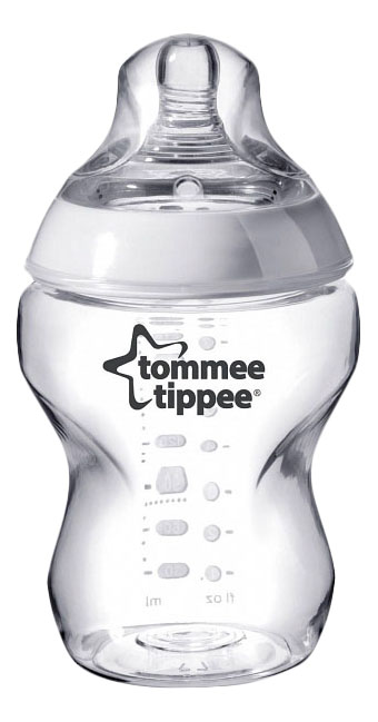 Детская бутылочка Tommee Tippee Closer to Nature 260 мл набор бутылочек 2 шт tommee tippee антиколиковая с индикатором температуры 150 мл