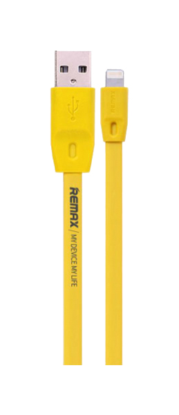 фото Кабель remax rc-001i lightning 2м yellow