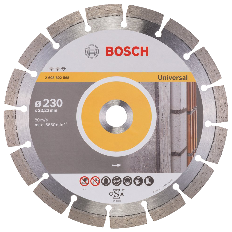 фото Диск отрезной алмазный bosch ef universal230-22,23 2608602568