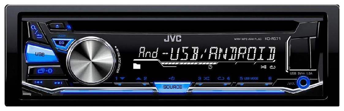 

Автомобильная магнитола JVC KD-R571 4x50Вт, KD-R571