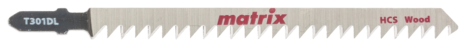

Пилки для лобзика MATRIX по дереву 3 шт T301DL, 110 x 4 мм HCS 78219, 78219