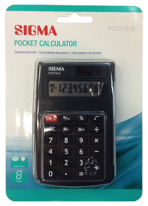 

Калькулятор Sigma PC018-8, PC018-8