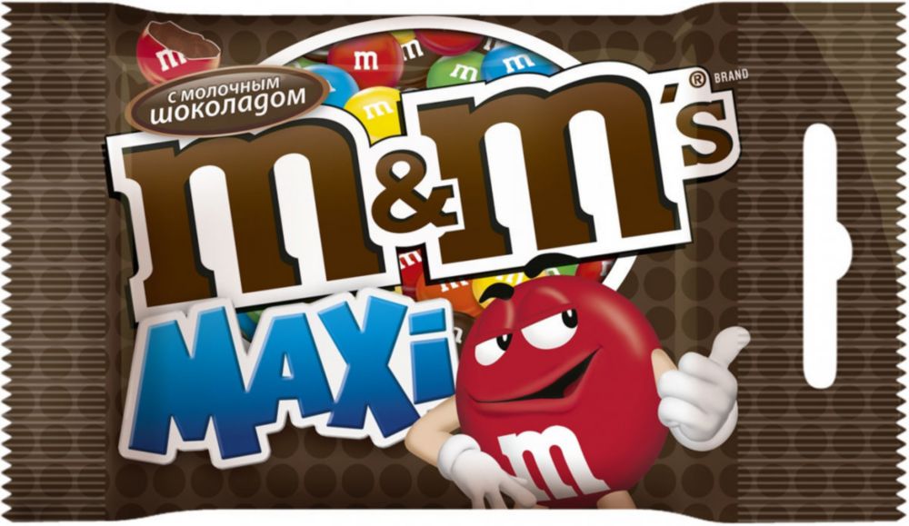 

Драже M&M's maxi с молочным шоколадом 70 г