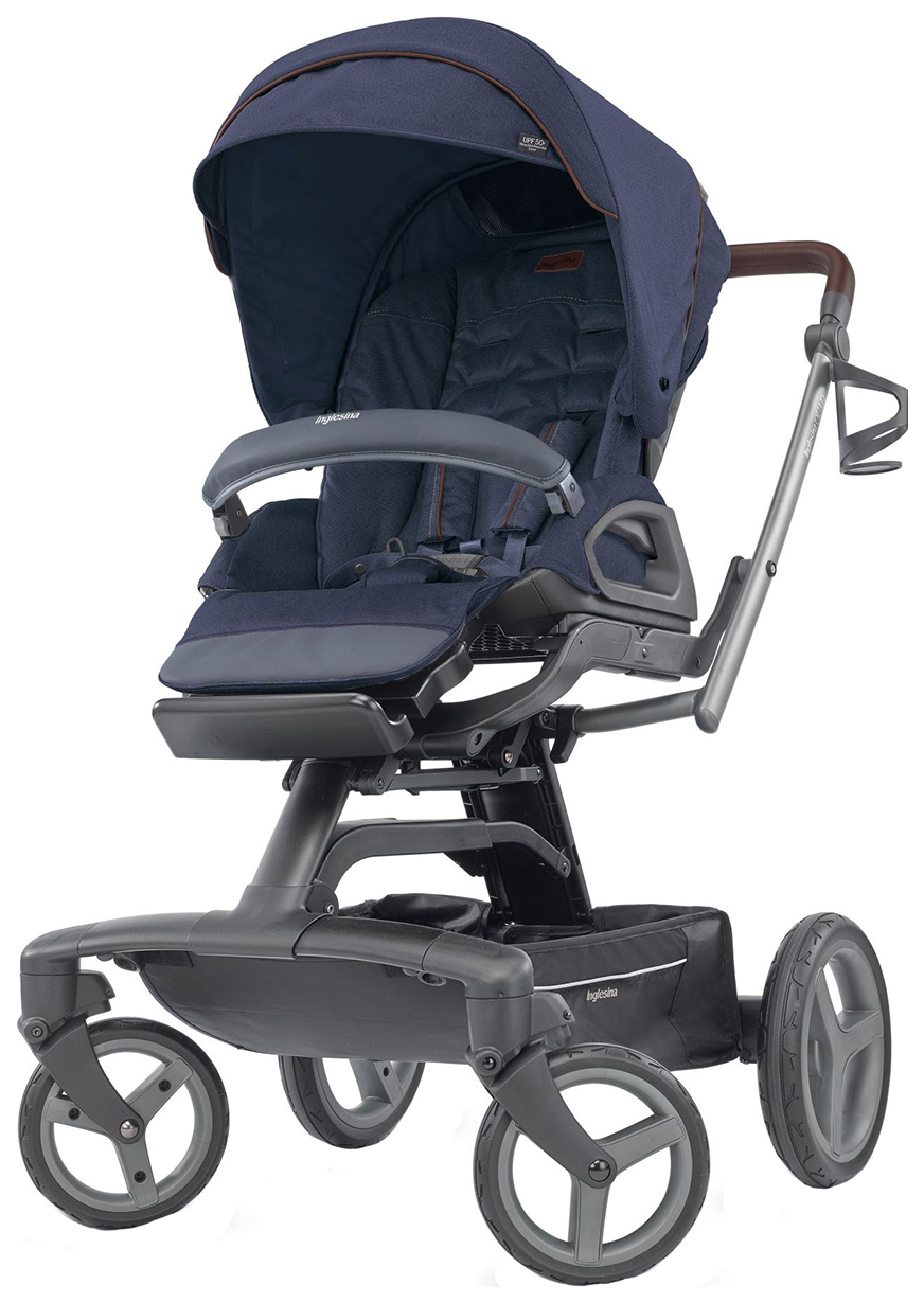 

Коляска Inglesina Quad System 4 в 1 Quad titanium Оxford blue, Quad System
