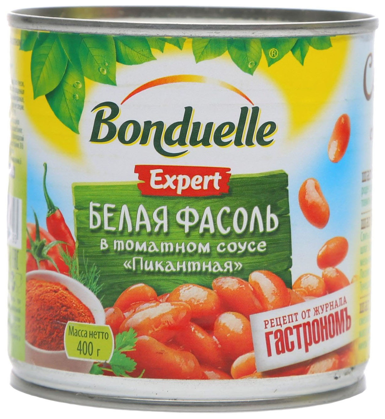 Фасоль Bonduelle белая в томате пикантная 430 г