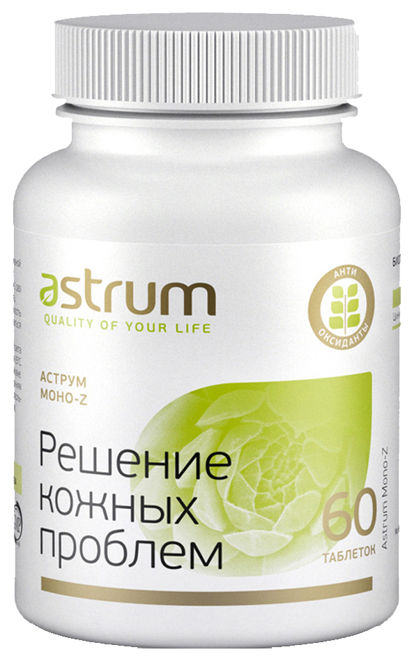 фото Цинк astrum моно-z 60 таблеток