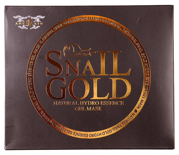 

Маска для лица Anskin Natural Snail Gold Hydro Essense Gel Mask 5 шт х 80 г, Natural Snail Gold Hydro Essense Gel Mask