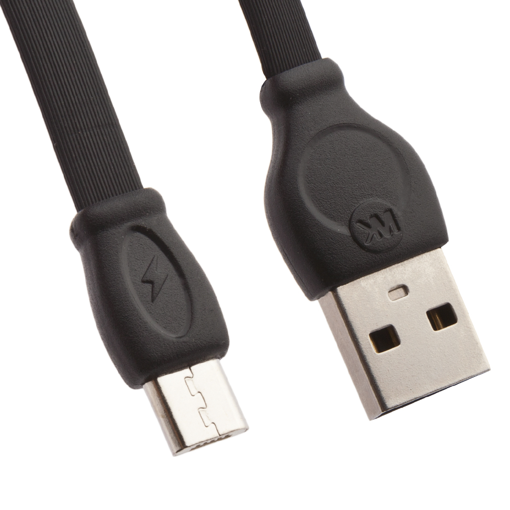 фото Кабель wk wdc-023 microusb 1м black