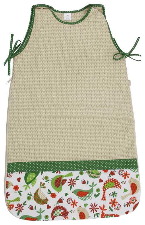 фото Спальный мешок для новорожденного polini кантри, зеленый