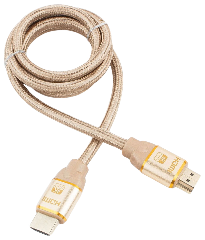 фото Кабель gembird hdmi - hdmi, 1м gold (cc-g-hdmi03-1m)