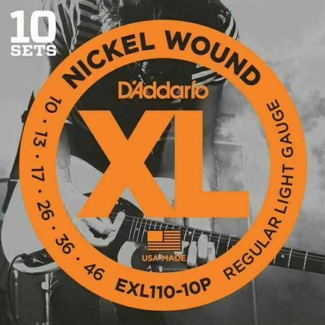 фото Струны для электрогитары d addario exl110 10p d'addario