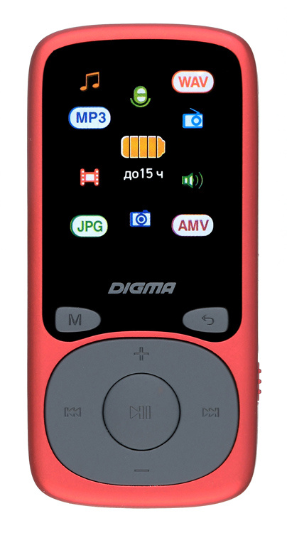 

Портативный медиаплеер Digma B4 Red