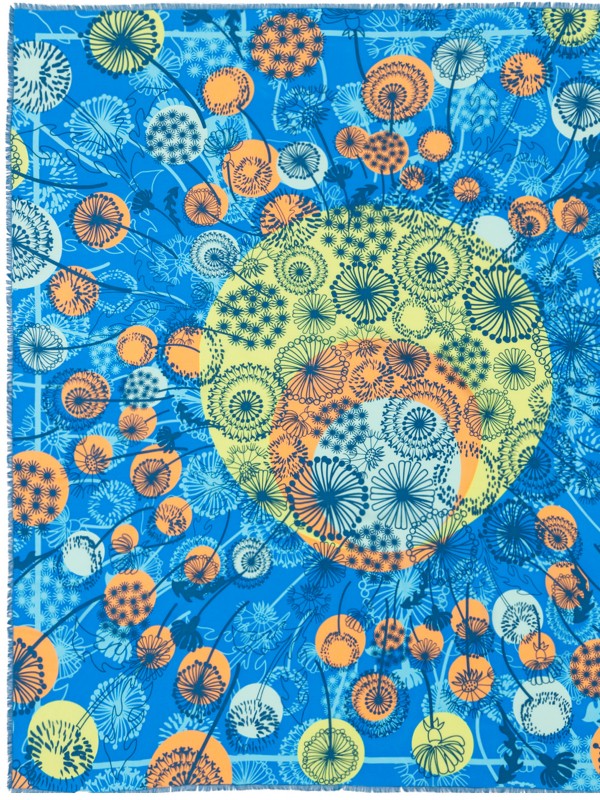 

Платок женский Eleganzza D34-1205 голубой, D34-1205