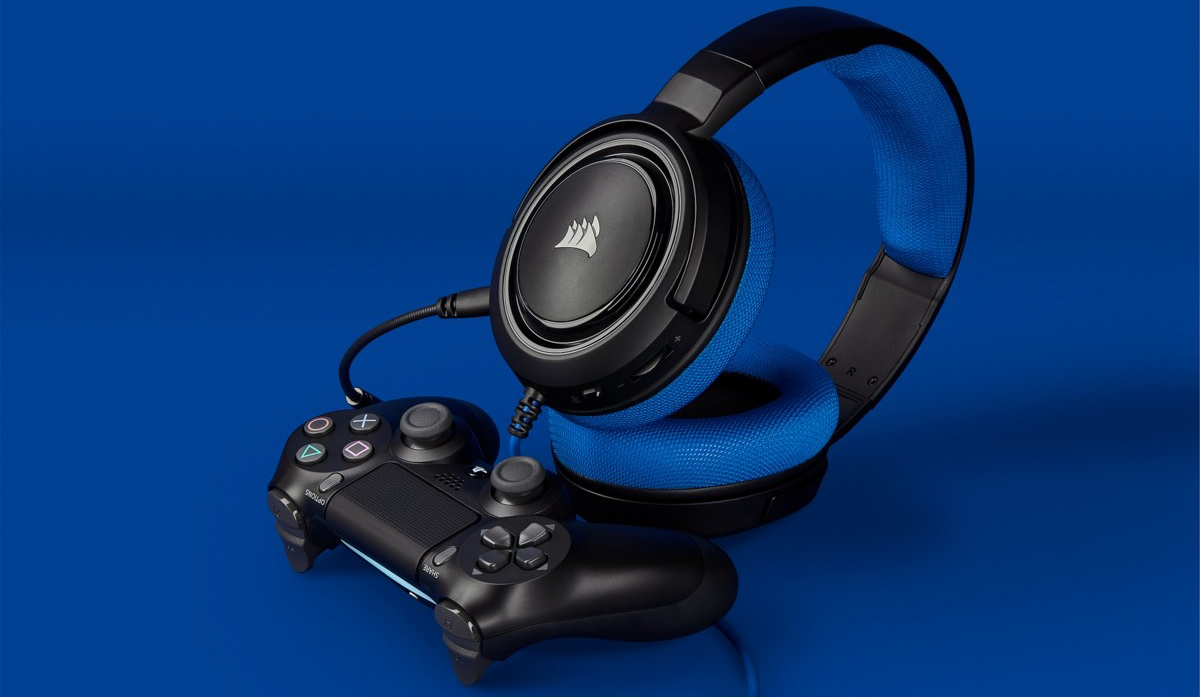 

Игровая гарнитура Corsair HS35 Blue, HS35