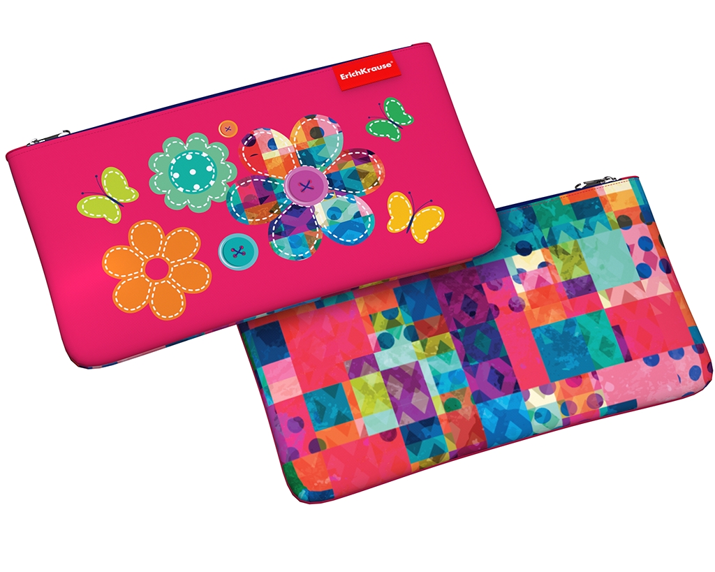 

Пенал конверт ErichKrause® 207x114мм Patchwork