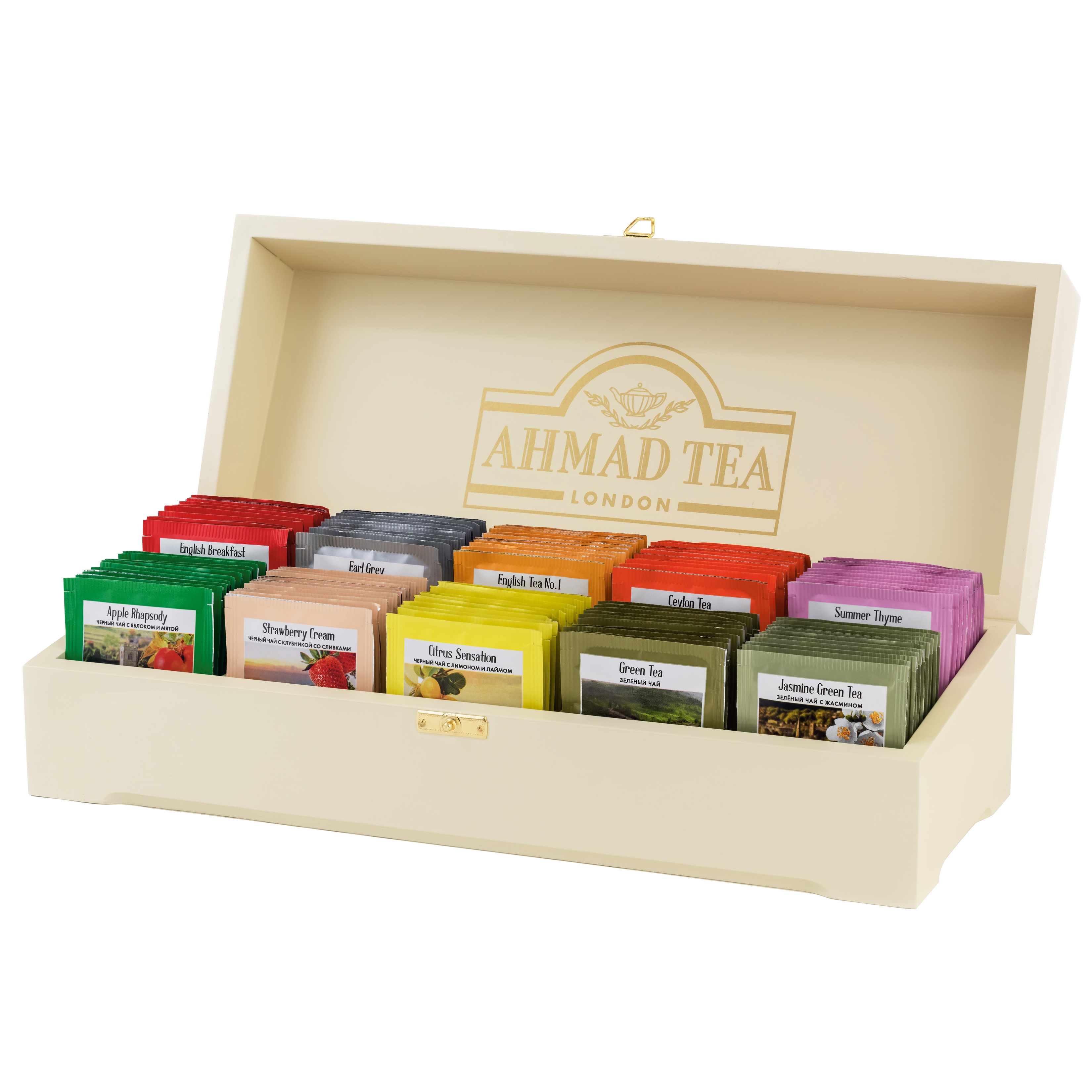 Чай Ahmad Tea ассорти листовой мелкий в пакетиках 200г