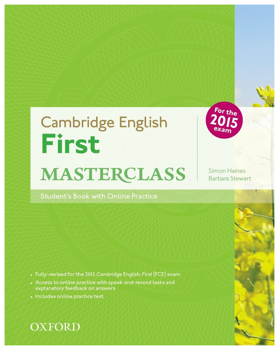 

Книга Cambridge English: First Masterclass: Student's Book and Online Practice Pack