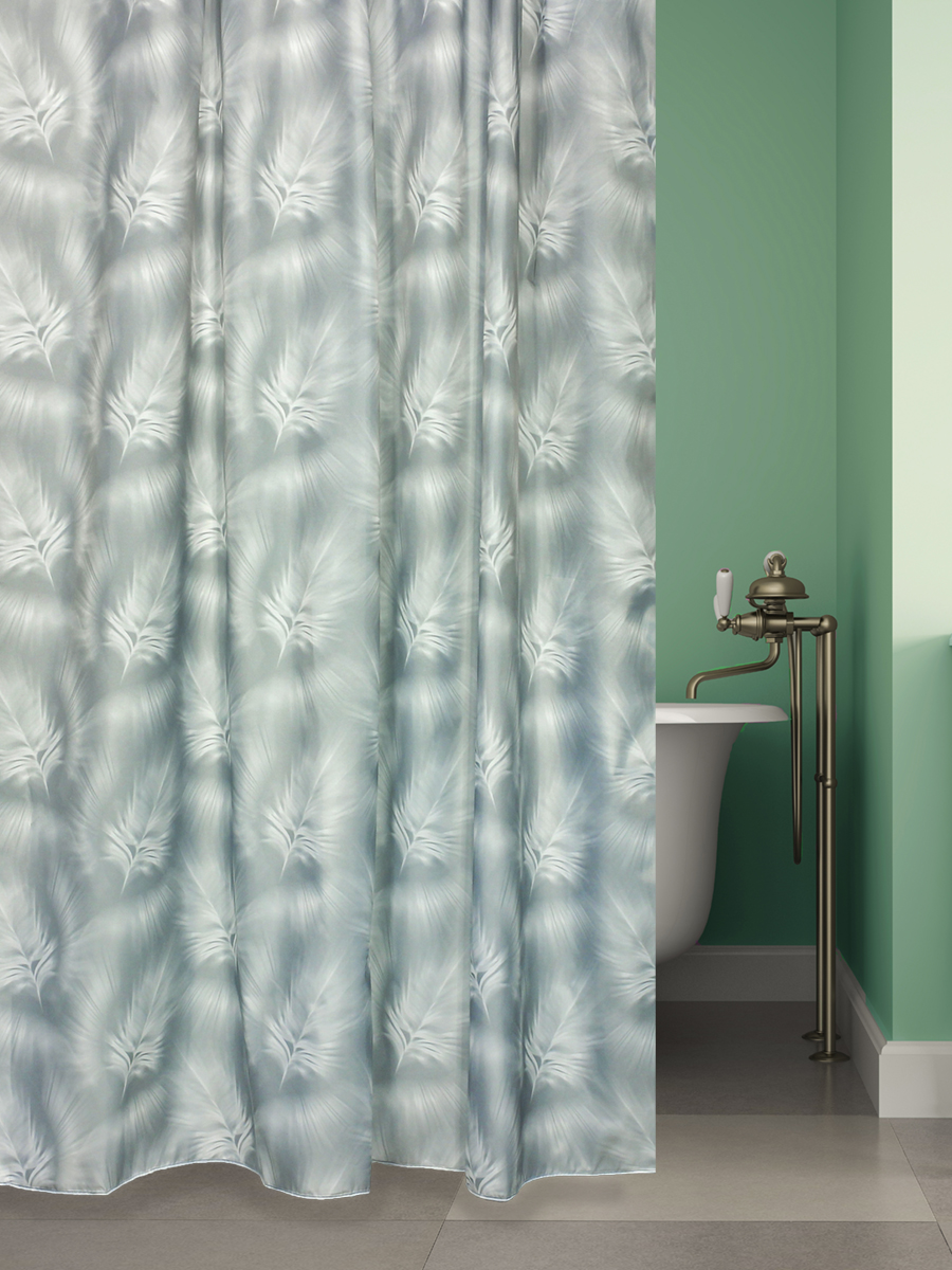 

Штора для ванной BATH PLUS FLOATING FEATHER, grey