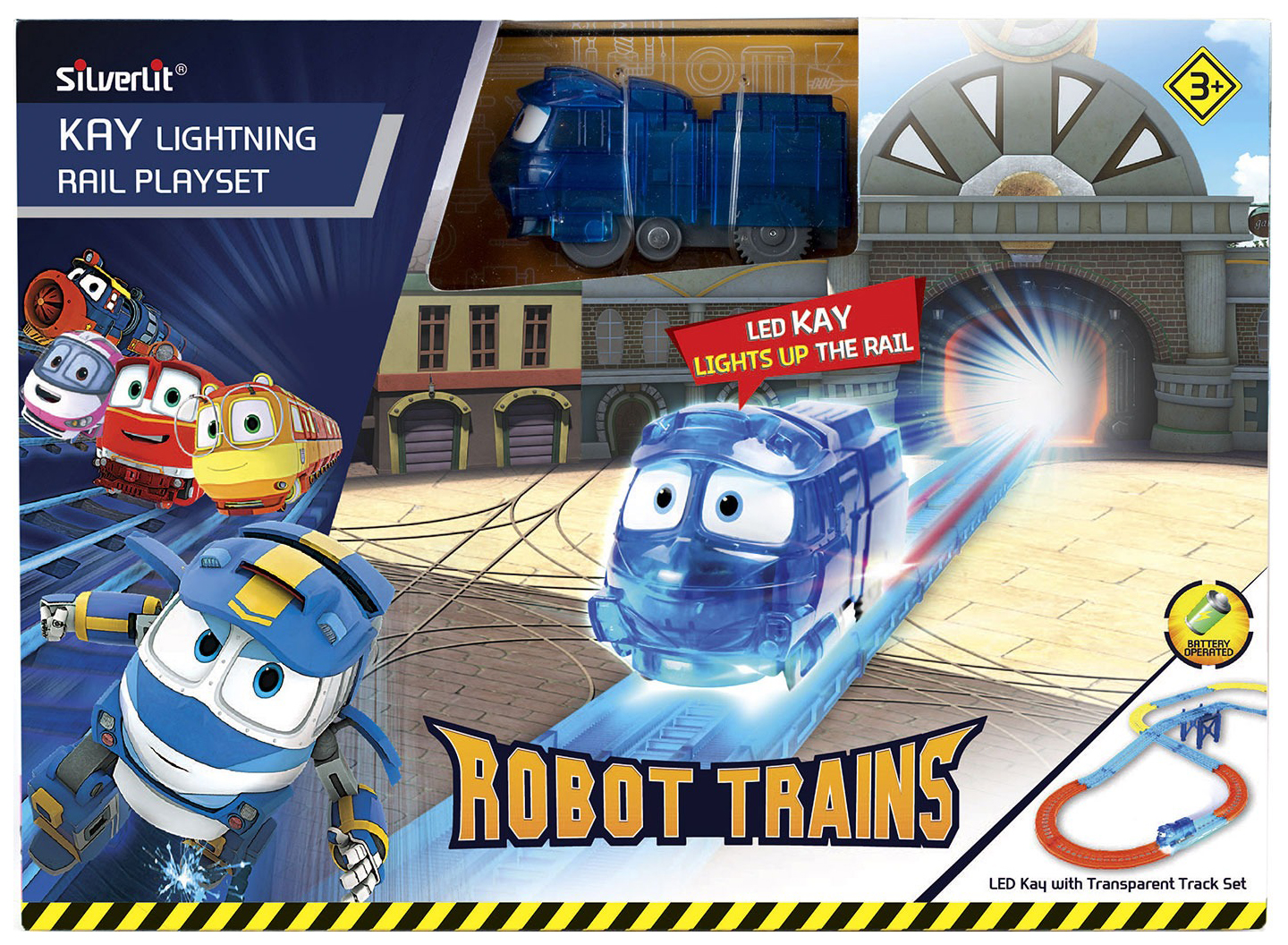 фото Железнодорожный набор robot trains 80187
