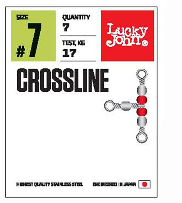 

Вертлюг Lucky John Pro Series Crosline 9 кг, 10 шт., Pro Series Crosline