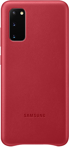 фото Чехол samsung leather cover x1 для galaxy s20 red