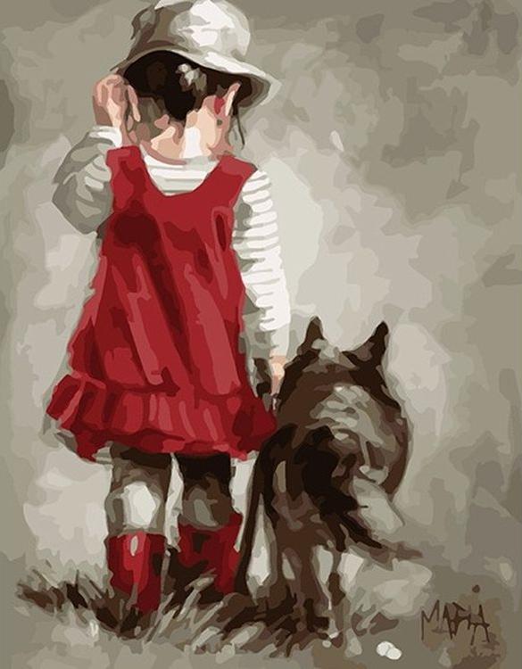 

Картина по номерам Paintboy Прогулка, 40x50, Прогулка