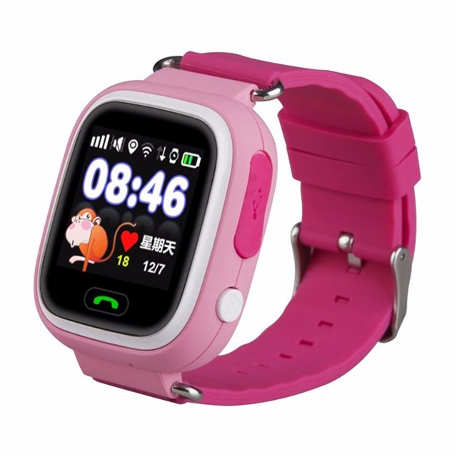 фото Детские смарт-часы smart baby watch q80 pink/pink