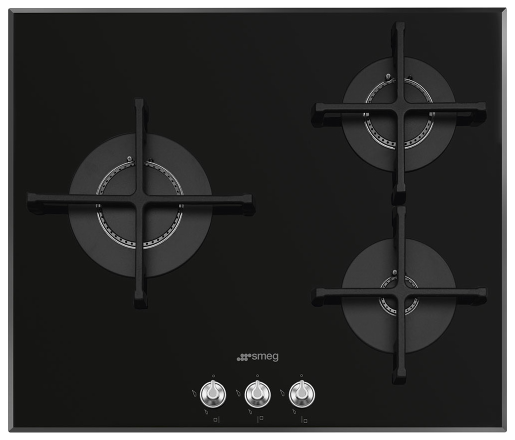 фото Встраиваемая варочная панель газовая smeg pv163n2 black