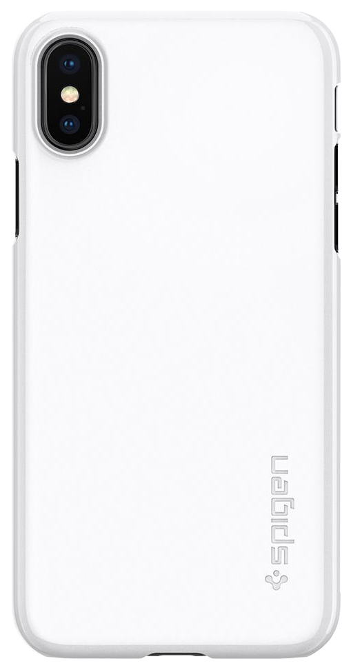 фото Чехол apple spigen thin fit для iphone x white 057cs22112