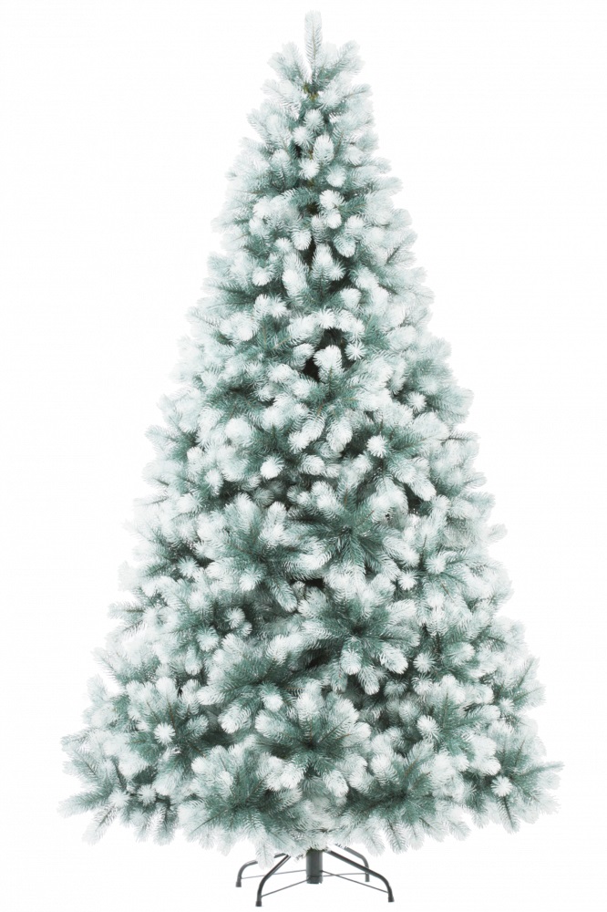 

Сосна искусственная Crystal Trees Швейцарская снежная 150 см голубая заснеженная, Швейцарская снежная