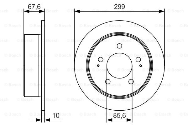 фото Тормозной диск bosch 0986479u21