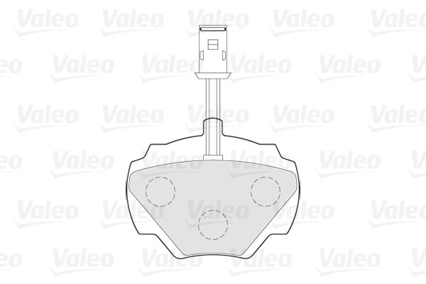 

Комплект тормозных колодок Valeo 301497