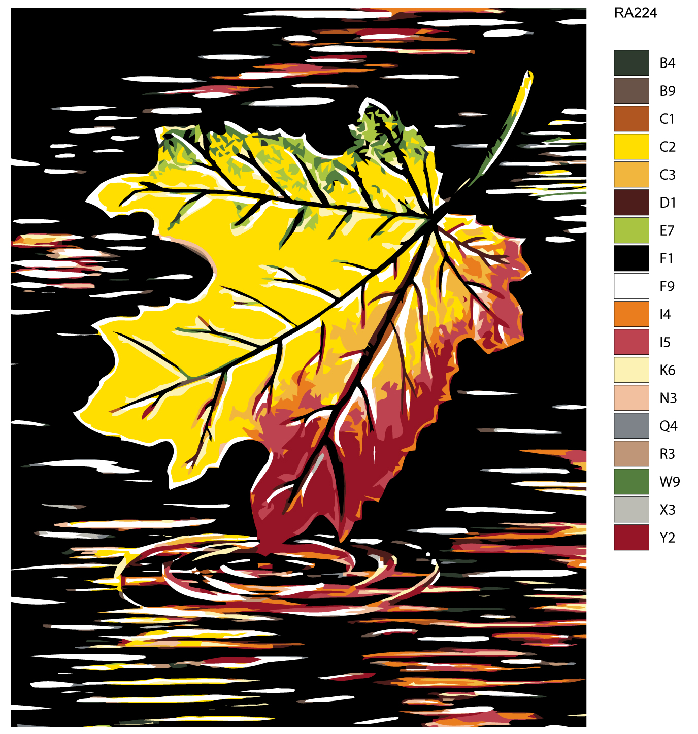 

Картина по номерам, 40 x 50, RA224, RA224