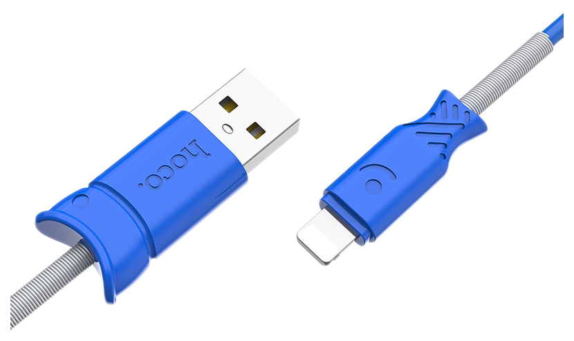 

Кабель Hoco X24 Lightning 1м Blue, X24