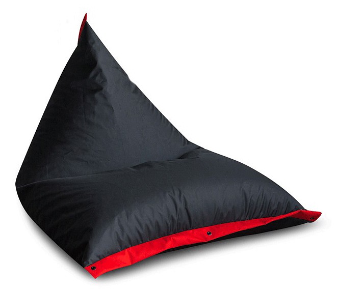 фото Кресло-мешок dreambag пирамида xl, черный, красный