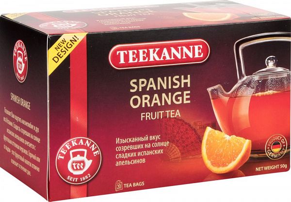 Чай фруктовый Teekanne spanish orange 20 пакетиков