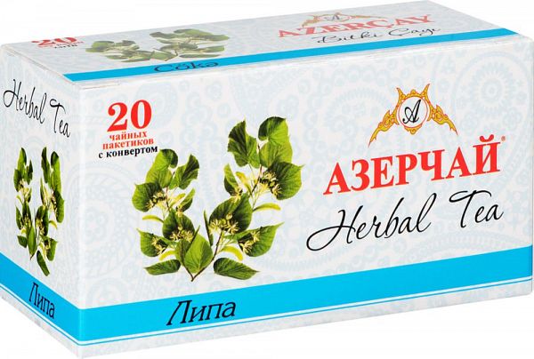 

Чай травяной Азерчай липа 20 пакетиков