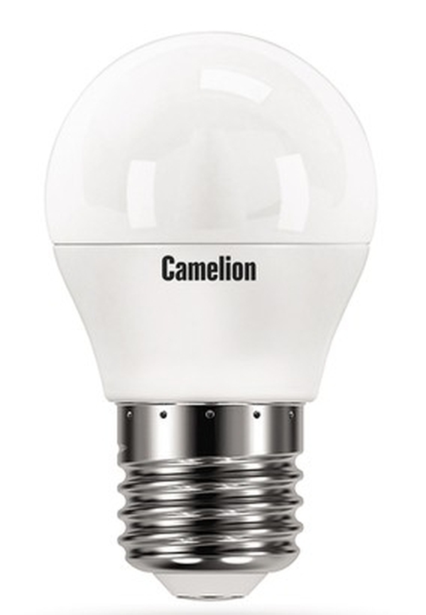 фото Светодиодная лампочка camelion led7-g45/830/e27
