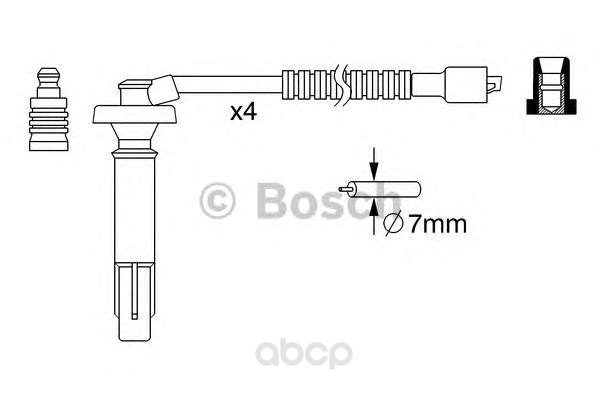 

Провода высоковольтные комплект BOSCH 0986357262